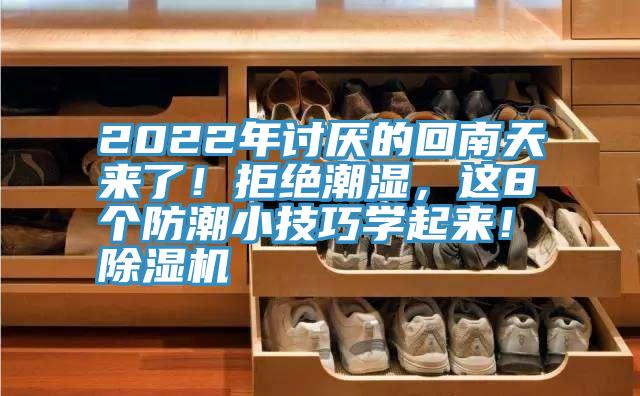 2022年討厭的回南天來了！拒絕潮濕，這8個防潮小技巧學起來！除濕機