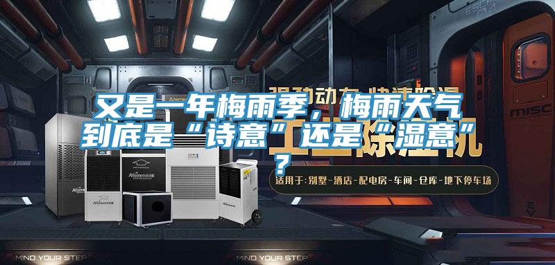 又是一年梅雨季，梅雨天氣到底是“詩(shī)意”還是“濕意”？