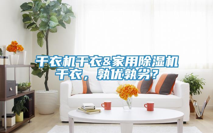 干衣機(jī)干衣&家用除濕機(jī)干衣，孰優(yōu)孰劣？
