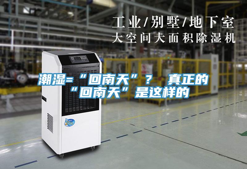 潮濕=“回南天”？ 真正的“回南天”是這樣的