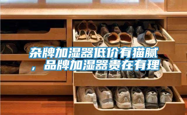 雜牌加濕器低價有貓膩，品牌加濕器貴在有理