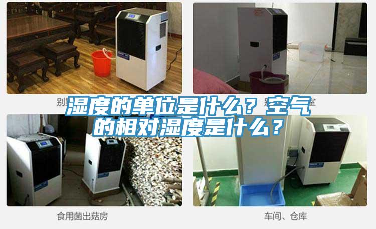 濕度的單位是什么？空氣的相對(duì)濕度是什么？