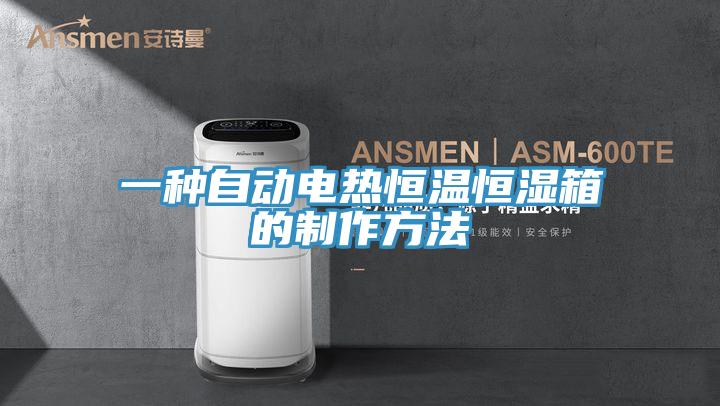 一種自動(dòng)電熱恒溫恒濕箱的制作方法
