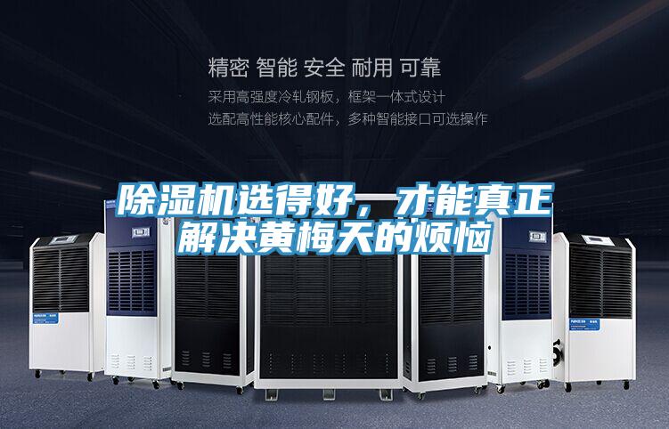 除濕機(jī)選得好，才能真正解決黃梅天的煩惱