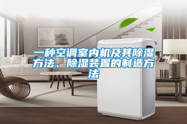 一種空調(diào)室內(nèi)機(jī)及其除濕方法、除濕裝置的制造方法