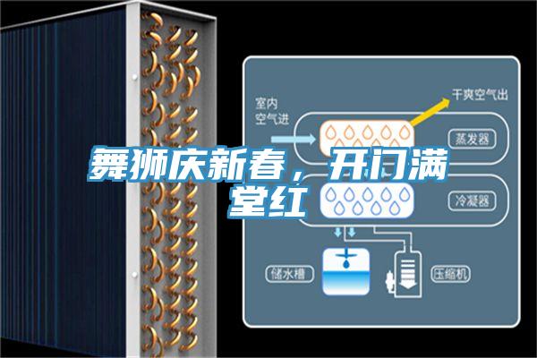 舞獅慶新春，開門滿堂紅