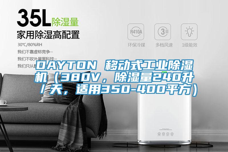 DAYTON 移動(dòng)式工業(yè)除濕機(jī)（380V，除濕量240升／天，適用350-400平方）