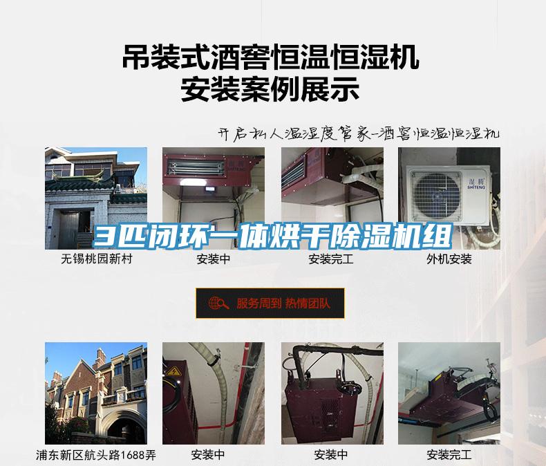 3匹閉環(huán)一體烘干除濕機組