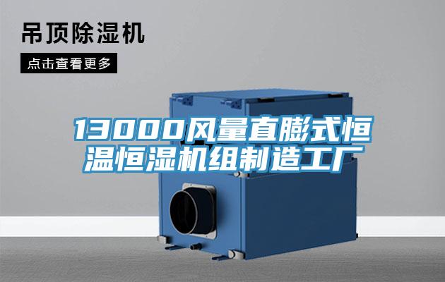 13000風(fēng)量直膨式恒溫恒濕機(jī)組制造工廠