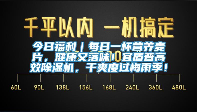 今日福利｜每日一杯營養(yǎng)麥片，健康又落味！宜盾普高效除濕機(jī)，干爽度過梅雨季！