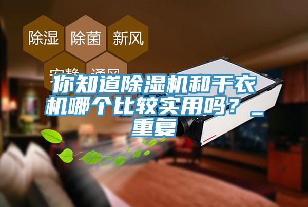 你知道除濕機和干衣機哪個比較實用嗎？_重復(fù)