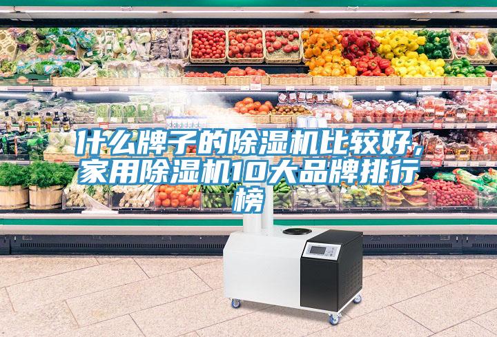 什么牌子的除濕機比較好，家用除濕機10大品牌排行榜