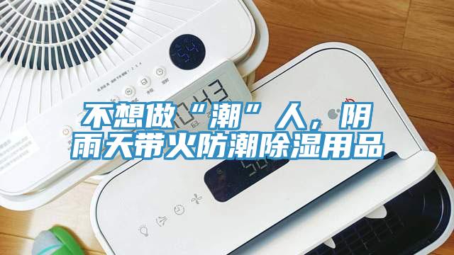 不想做“潮”人，陰雨天帶火防潮除濕用品