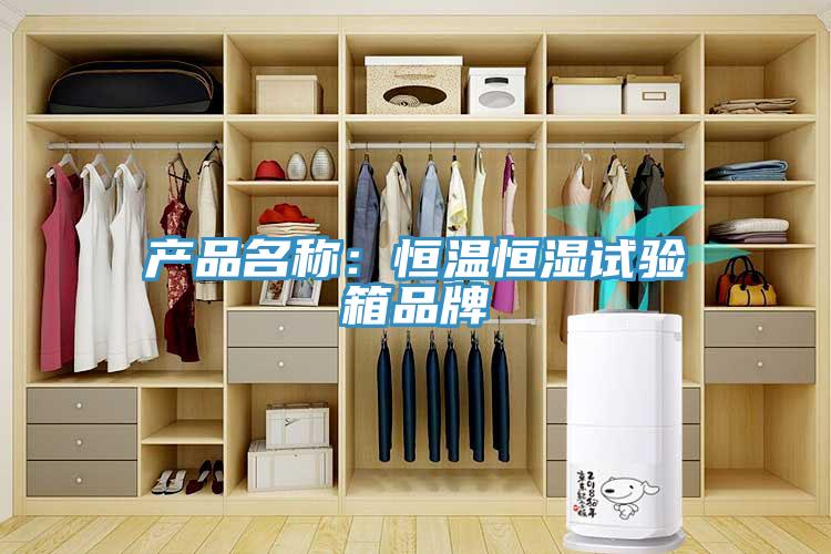 產品名稱：恒溫恒濕試驗箱品牌