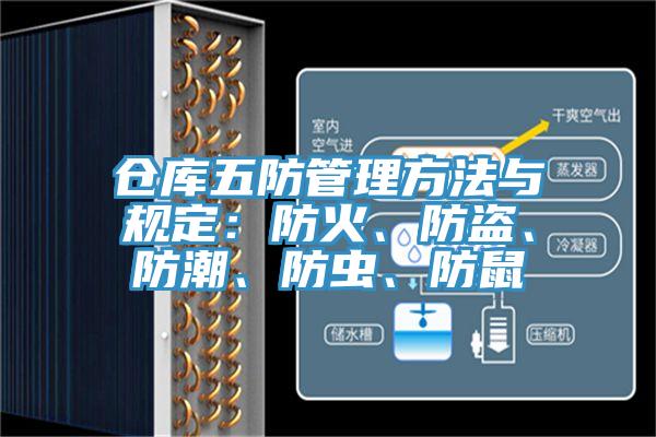 倉(cāng)庫(kù)五防管理方法與規(guī)定：防火、防盜、防潮、防蟲(chóng)、防鼠