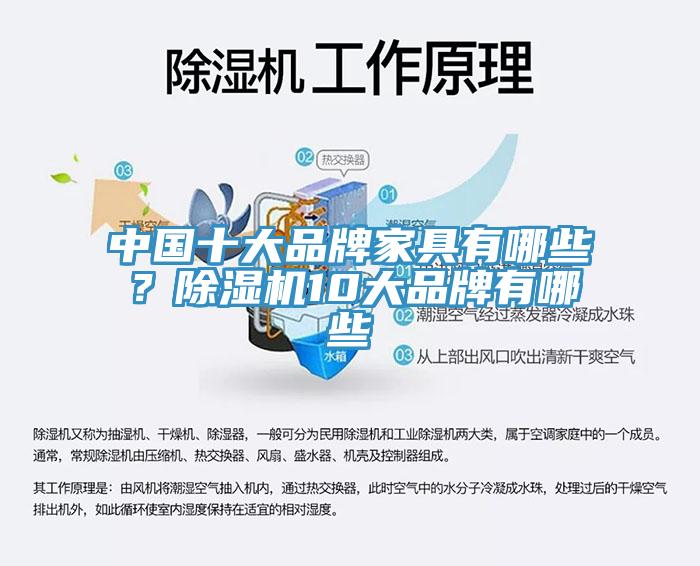中國十大品牌家具有哪些？除濕機(jī)10大品牌有哪些