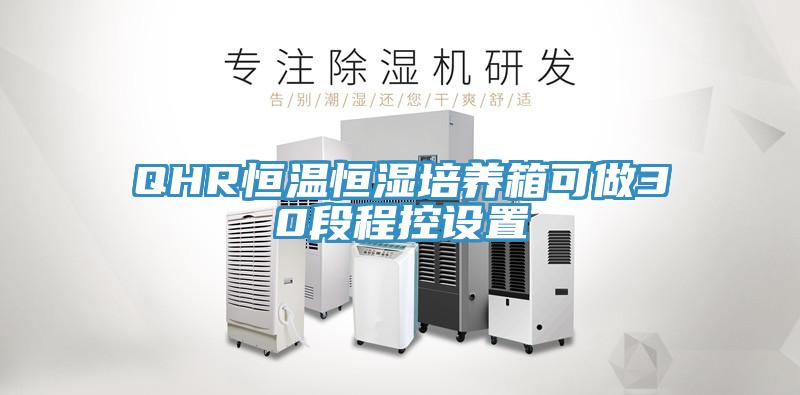 QHR恒溫恒濕培養(yǎng)箱可做30段程控設置
