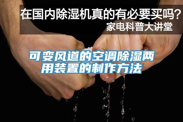 可變風(fēng)道的空調(diào)除濕兩用裝置的制作方法