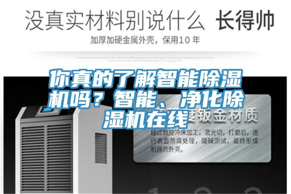 你真的了解智能除濕機嗎？智能、凈化除濕機在線