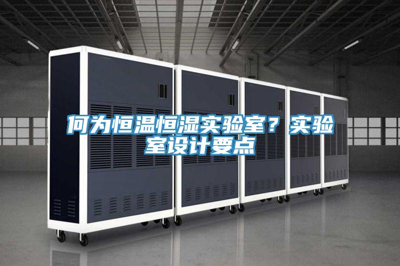 何為恒溫恒濕實驗室？實驗室設計要點