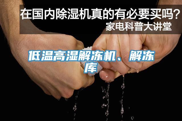 低溫高濕解凍機(jī)、解凍庫