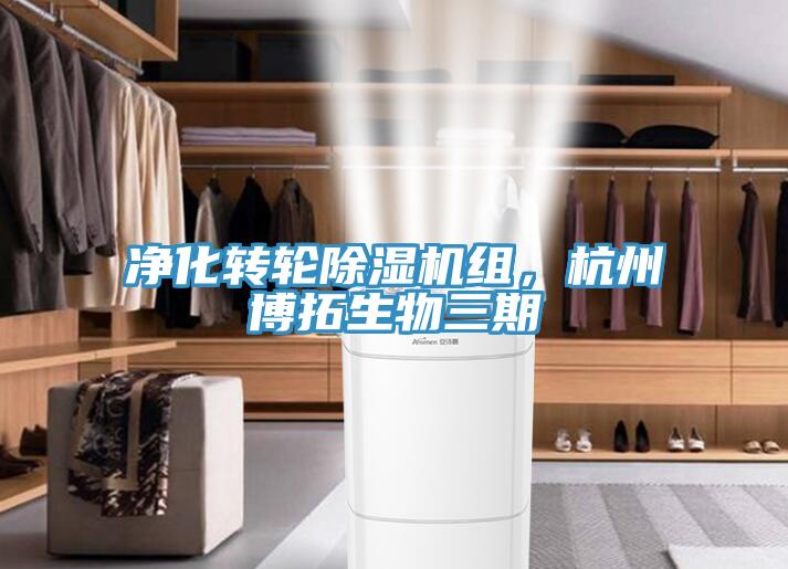 凈化轉(zhuǎn)輪除濕機(jī)組，杭州博拓生物三期