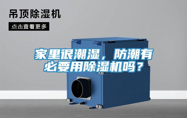 家里很潮濕，防潮有必要用除濕機嗎？