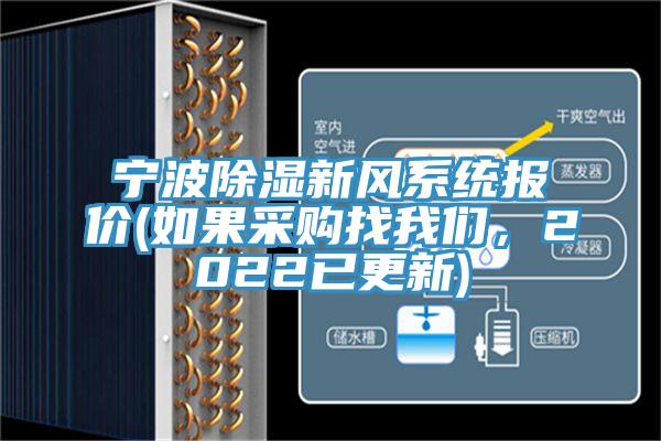 寧波除濕新風(fēng)系統(tǒng)報(bào)價(jià)(如果采購找我們，2022已更新)