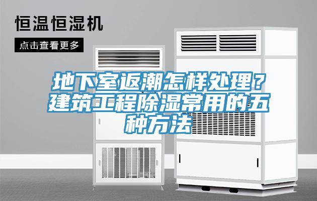 地下室返潮怎樣處理？建筑工程除濕常用的五種方法