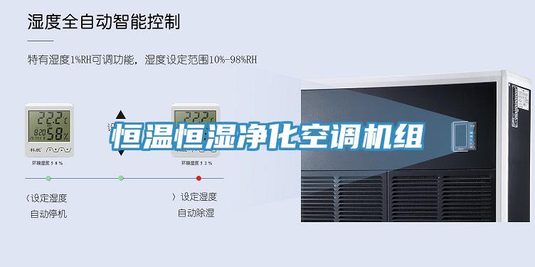 恒溫恒濕凈化空調(diào)機組