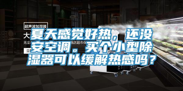 夏天感覺好熱，還沒安空調(diào)。買個小型除濕器可以緩解熱感嗎？