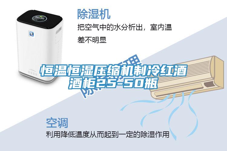 恒溫恒濕壓縮機制冷紅酒酒柜25-50瓶