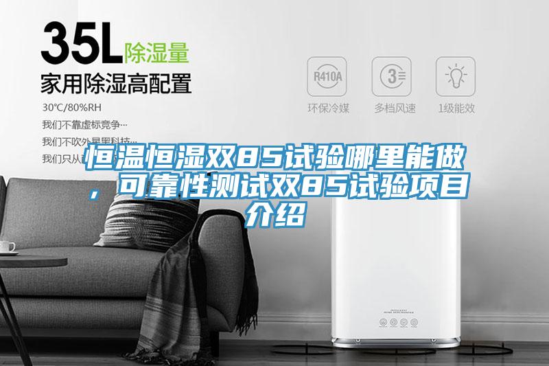 恒溫恒濕雙85試驗?zāi)睦锬茏觯煽啃詼y試雙85試驗項目介紹