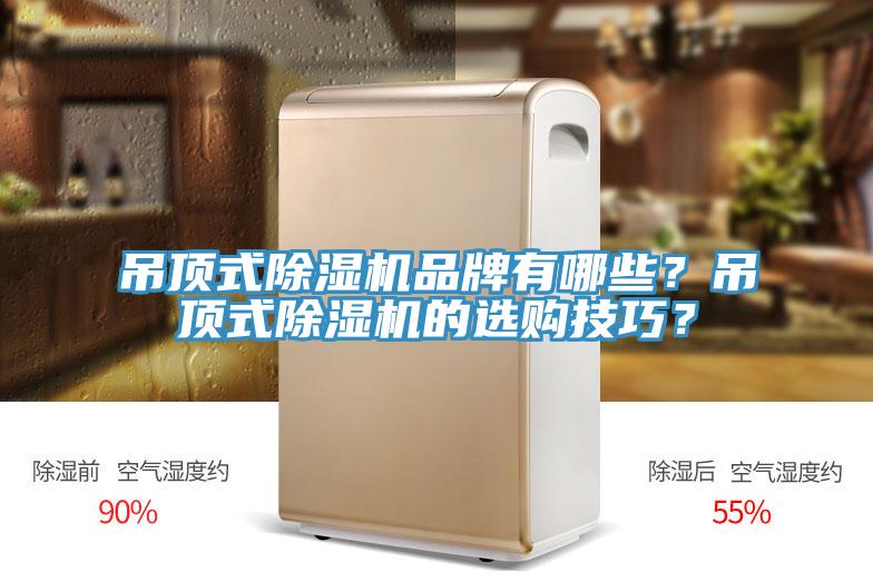 吊頂式除濕機(jī)品牌有哪些？吊頂式除濕機(jī)的選購技巧？