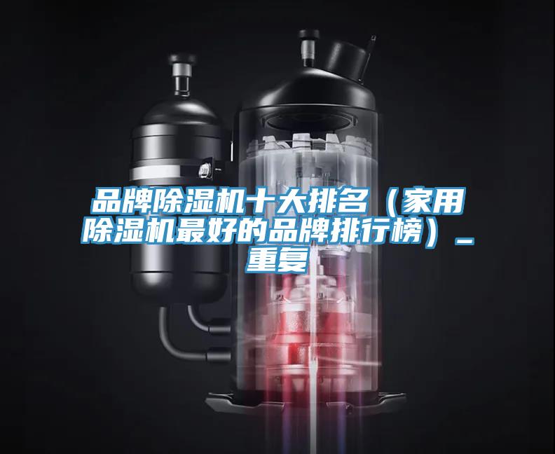 品牌除濕機十大排名（家用除濕機最好的品牌排行榜）_重復(fù)