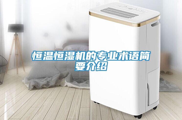 恒溫恒濕機(jī)的專業(yè)術(shù)語簡(jiǎn)要介紹