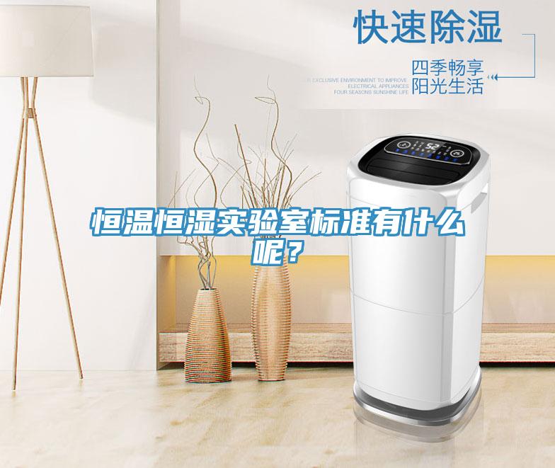 恒溫恒濕實驗室標準有什么呢？