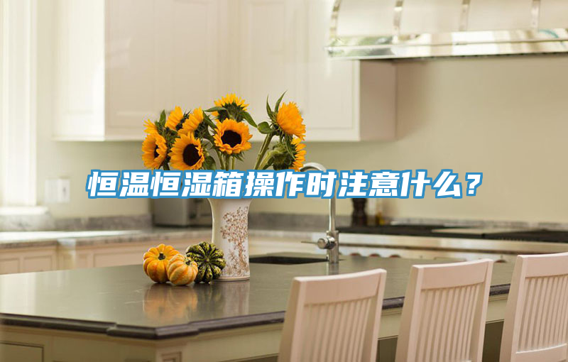 恒溫恒濕箱操作時(shí)注意什么？