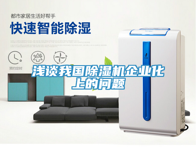 淺談我國除濕機企業(yè)化上的問題