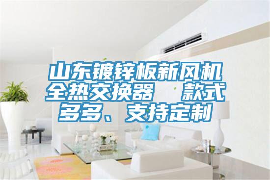 山東鍍鋅板新風機全熱交換器  款式多多、支持定制