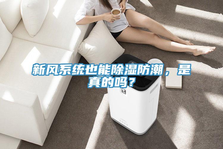 新風系統(tǒng)也能除濕防潮，是真的嗎？