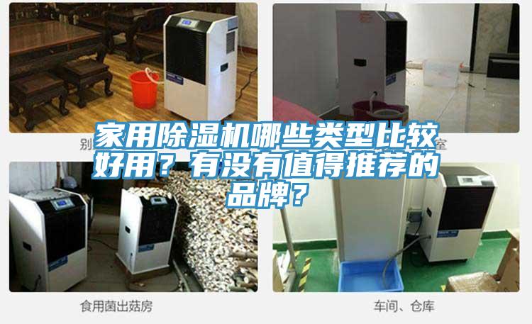 家用除濕機哪些類型比較好用？有沒有值得推薦的品牌？