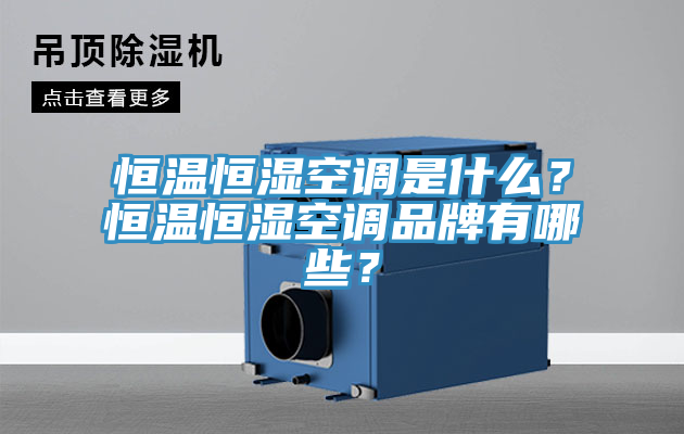 恒溫恒濕空調(diào)是什么？恒溫恒濕空調(diào)品牌有哪些？