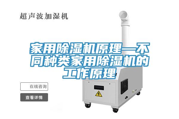 家用除濕機原理—不同種類家用除濕機的工作原理