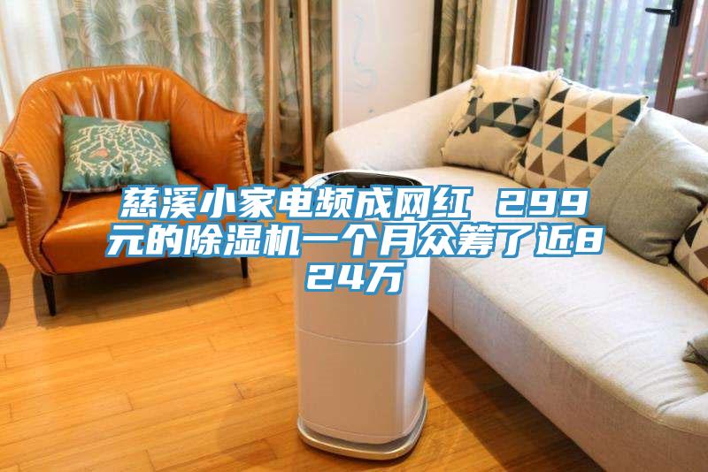 慈溪小家電頻成網(wǎng)紅 299元的除濕機(jī)一個(gè)月眾籌了近824萬