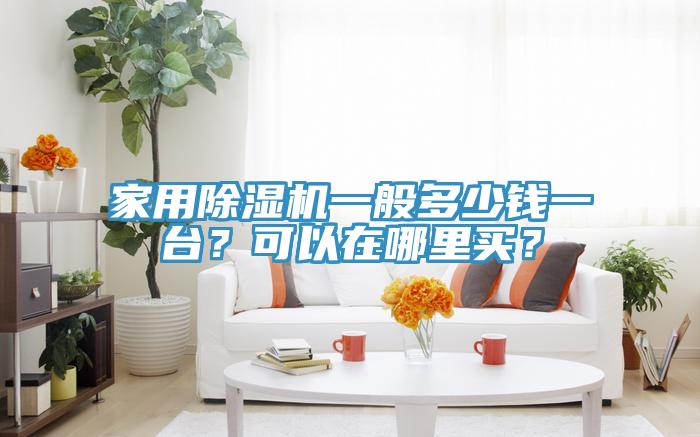 家用除濕機一般多少錢一臺？可以在哪里買？