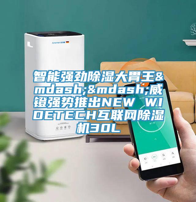智能強(qiáng)勁除濕大胃王&mdash;&mdash;威鐙強(qiáng)勢(shì)推出NEW WIDETECH互聯(lián)網(wǎng)除濕機(jī)30L