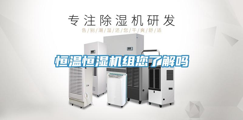 恒溫恒濕機(jī)組您了解嗎