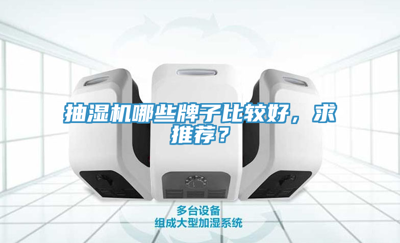 抽濕機(jī)哪些牌子比較好，求推薦？