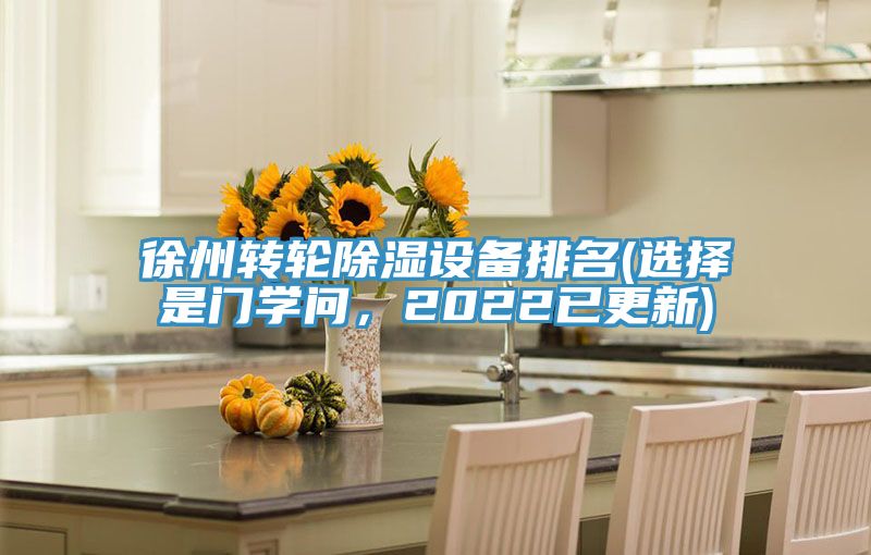 徐州轉(zhuǎn)輪除濕設(shè)備排名(選擇是門(mén)學(xué)問(wèn)，2022已更新)